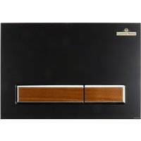 Панель смыва Lavinia Boho Relfix 38050602 (матовый черный/темное дерево) в Гродно