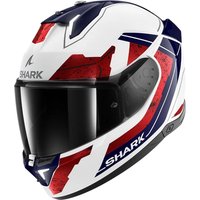Мотошлем Shark Skwal i3 Rhad (р. 2XL, белый/синий/красный)