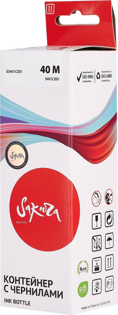 

Чернила Sakura Printing SI3401C001 (аналог Canon 40 M)
