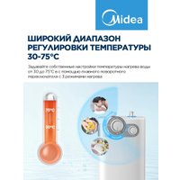 Накопительный электрический водонагреватель под мойку Midea MWH05-15SMU в Пинске