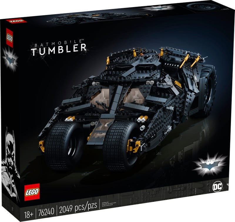 

Конструктор LEGO DC Batman 76240 Бэтмобиль Тумблер