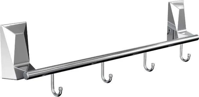 

Держатель для полотенца Lemer Crystal с 4 крючками LEM-CRYSTAL004