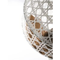 Подвесное кресло M-Group Для двоих Люкс 11510101 (белый ротанг/бежевая подушка)