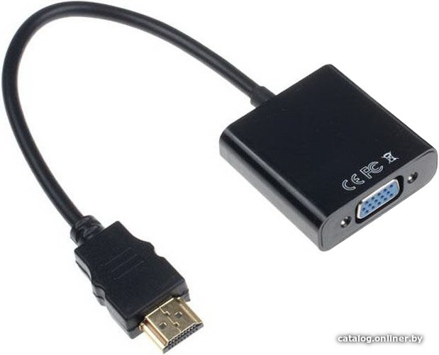 Адаптер USBTOP HDMI - VGA (черный)
