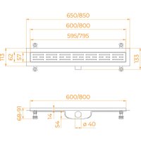 Трап/канал RGW Drain Leo-10 60211060-01