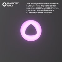Умная колонка Яндекс Станция Мини 3 Про (черный)