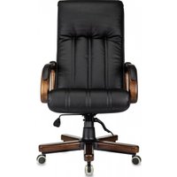 Офисное кресло Бюрократ T-9932Walnut (черный, экокожа)