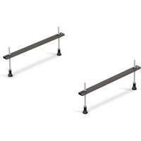 Ванна Cersanit Kaliope 153x100 L 63441 (с ножками, экраном и сифоном Prime черный)