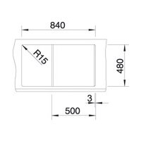 Кухонная мойка Blanco Metra 5 S 513205 (белый)