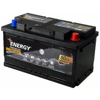Автомобильный аккумулятор Energy Premium EFB R+ низ (80 А·ч)