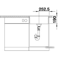 Кухонная мойка Blanco Dalago 5-F (кофе) [518536]