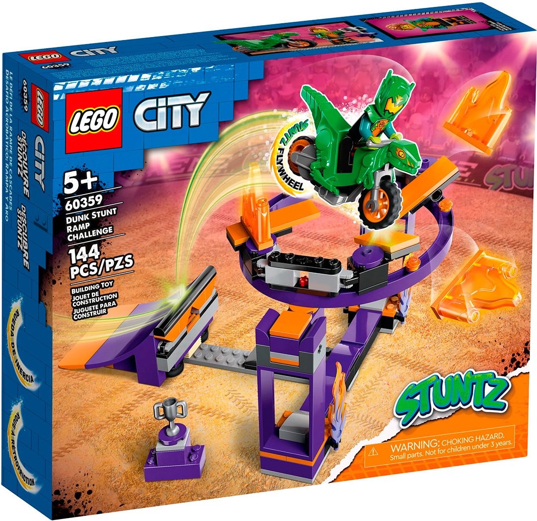 

Конструктор LEGO City 60359 Испытание каскадеров с трамплином и кольцом
