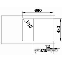 Кухонная мойка Blanco Zia 45 S Compact 526009 (черный)