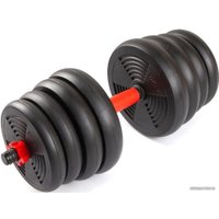 Набор гантелей с соединительным грифом  TREX Sport 6 в 1 30 кг