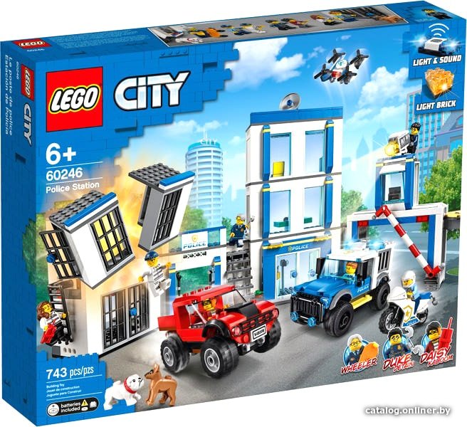 Конструктор LEGO City 60246 Полицейский участок