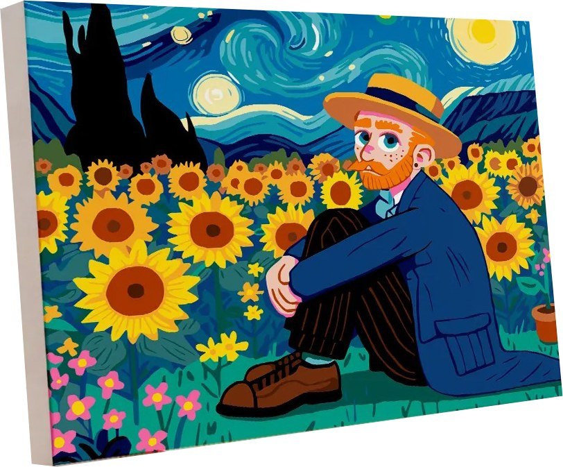 

Картина по номерам PaintLine Ван Гог в поле PL-00377