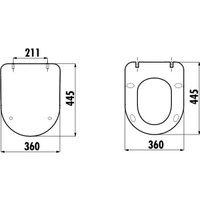 Унитаз подвесной Creavit Free + Oli FE322-11CB00E-0000 + C0903.02.0000E + 885052+670001