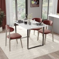 Кухонный стол Mio Tesoro Tako 100x60 (белый/черный)