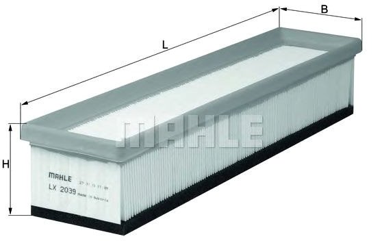 

Воздушный фильтр Mahle Knecht LX2039