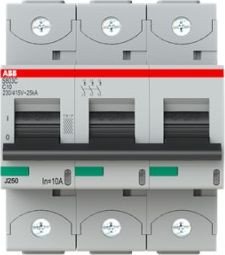 

Выключатель автоматический ABB S803C-C10 3P C 10A 25kA 4.5M 2CCS883001R0104