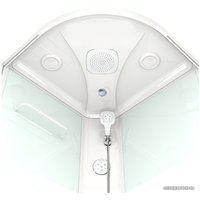 Душевая кабина Domani-Spa Delight 88 (белый/сатин/матированное стекло) в Солигорске