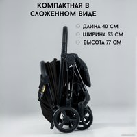 Коляска прогулочная «книга» Bubago Axi (черный)