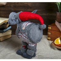 Кукла Зимнее волшебство Лосик в валенках и зимнем пальто 38х25,5х13 см