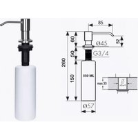 Кухонная мойка Wisent WS-36550-L/GER013 (с сифоном, дозатором и коландером)