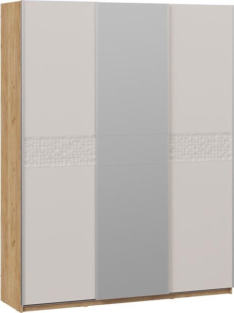 

Шкаф-купе Трия Оскар Скания Т2 1800 268713 (ручка серебро/дуб крафт золотой/кашемир/кашемир сатин)