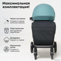 Коляска прогулочная «книга» Bubago Bass Light (кирпичный)