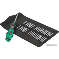 Набор отвертка с битами Wera Kraftform Kompakt Turbo 1 057482 (19 предметов)