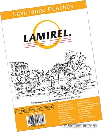 Пленка для ламинирования Lamirel A3, 125 мкм, 100 л LA-78659
