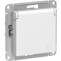 Розетка Systeme Electric AtlasDesign ATN000146 + ATN000101 (белый/белый)