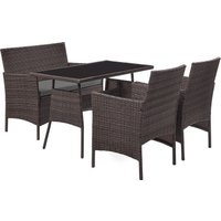 Набор садовой мебели King Style Verde (коричневый) в Бресте