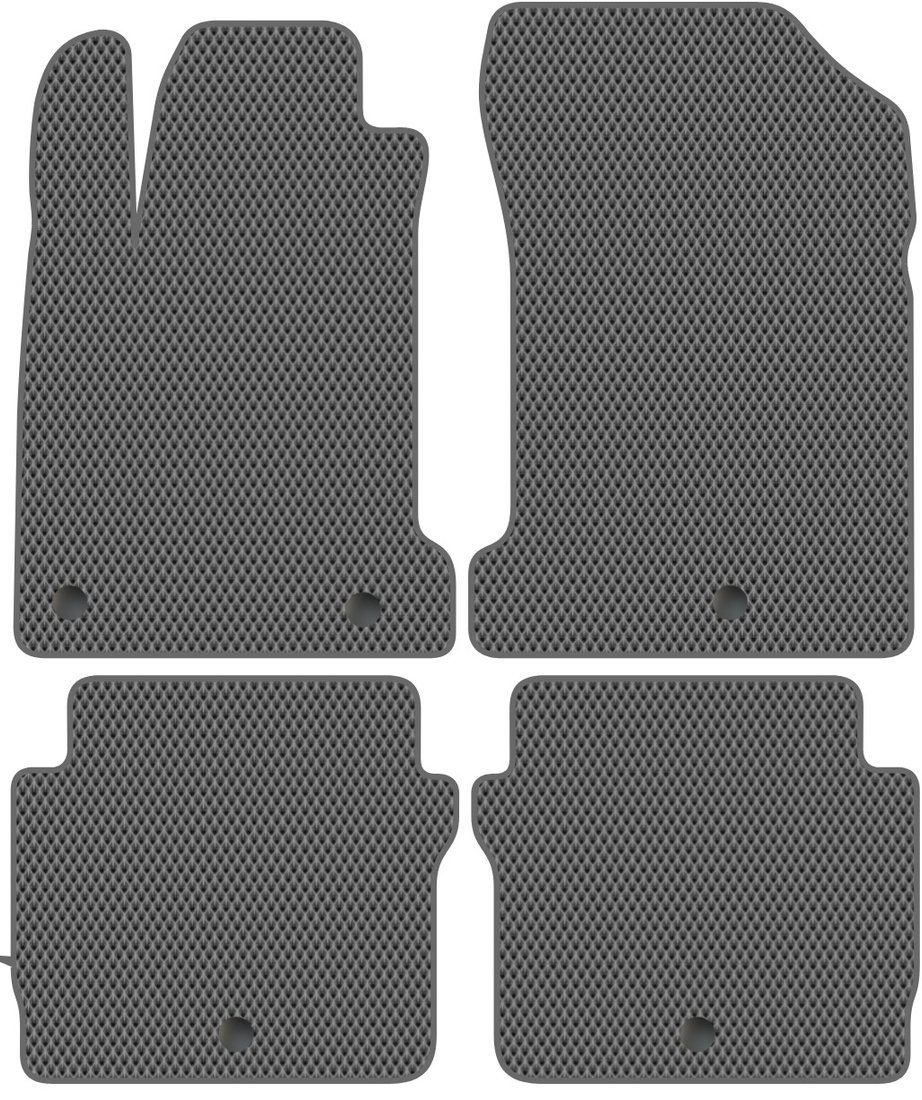 

Комплект ковриков для авто Alicosta Renault Latitude (седан) 2010 - 2015 (серый, ромб)