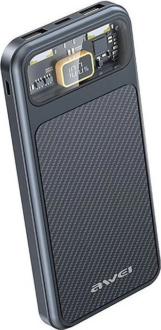 

Внешний аккумулятор Awei P105K 10000mAh (черный)