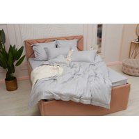 Евро комплект постельного белья Sofi De MarkO Моне Евро 2н Евро-СС-М-сер (серый)