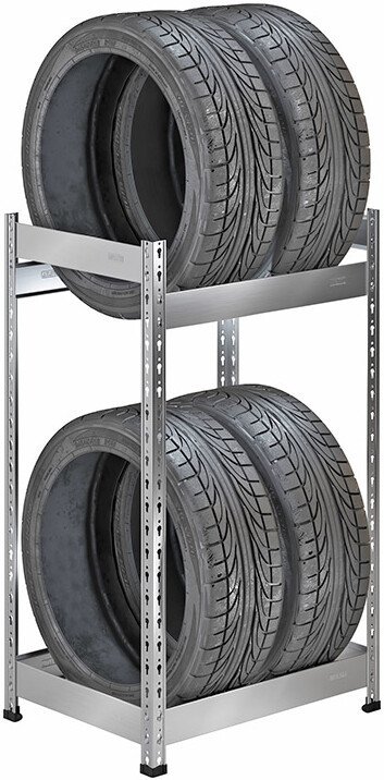 Стеллаж Промет SB 1153х688х525 для хранения 4 шин (оцинкованный)