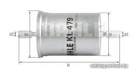 Топливный фильтр Mahle Knecht KL479