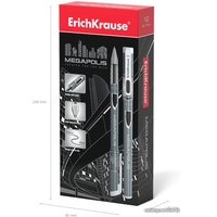 Набор гелевых ручек Erich Krause Megapolis Gel черный 93 (12 шт)