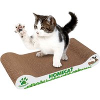 Когтеточка Homepet Мятная волна (48x25x8см, гофрокартон)