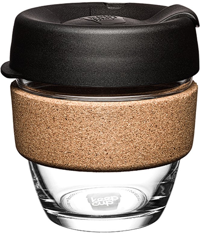 

Многоразовый стакан KeepCup Brew Cork S Black 227мл (черный)