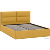 Кровать Трия Глосс универсальный тип 1 160x200 (микровелюр Wellmart Yellow)