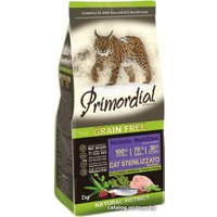 Сухой корм для кошек Primordial GF Adult Sterilized Turkey & Herring (для стерилизованных кошек и кастрированных котов с индейкой и селдью) 2 кг