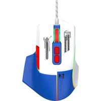 Игровая мышь R8 1639 (белый/синий)