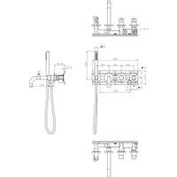 Смеситель Grocenberg GB5070 (золотой брашированный)