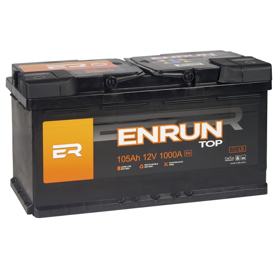 

Автомобильный аккумулятор ENRUN 105 Ah ENRUN TOP R+ (105 А·ч)