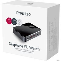 Внешний аккумулятор Prestigio Graphene PD Watch Edition (золотистый, зарядная станция)