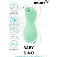 Вакуумный стимулятор клитора Bradex Baby Dino SX 0018