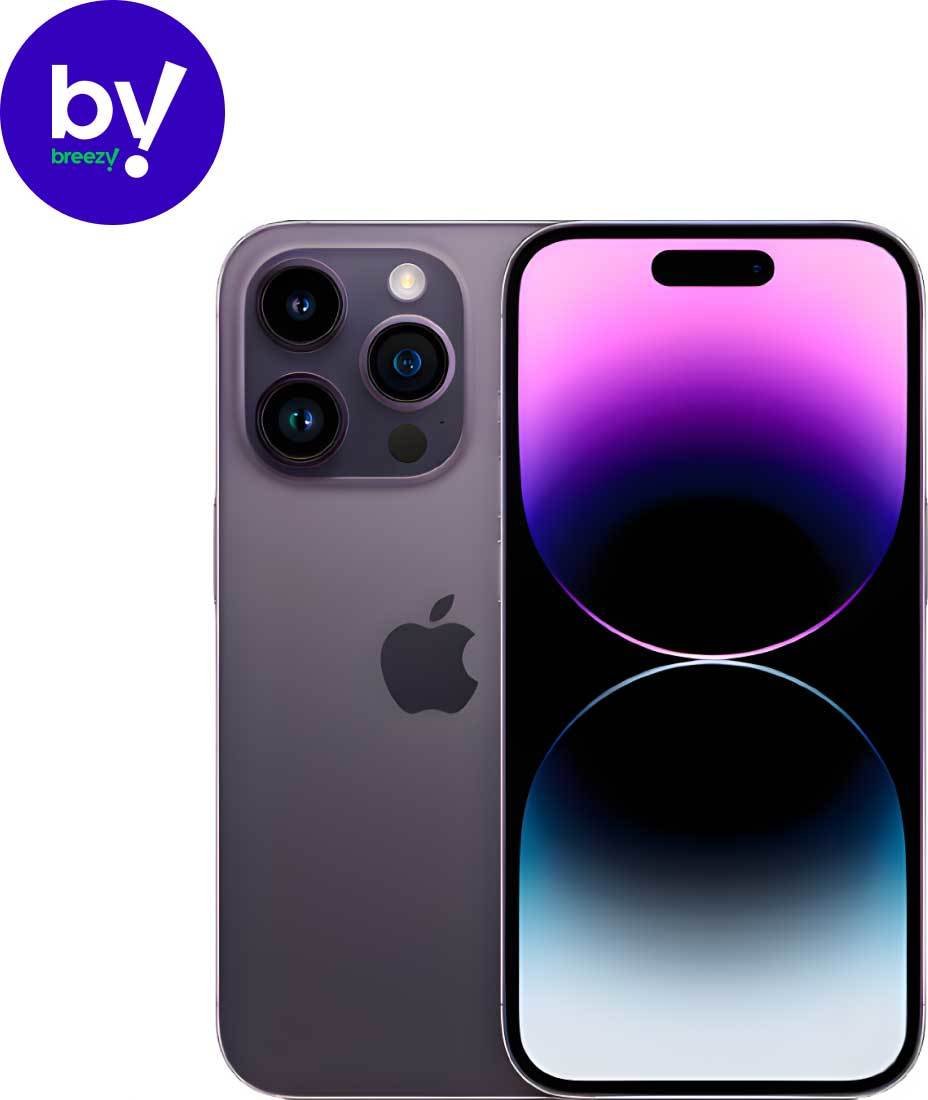 

Смартфон Apple iPhone 14 Pro 256GB Восстановленный by Breezy, грейд B (темно-фиолетовый)